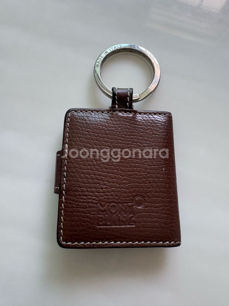몽블랑 브라운 미니 사진첩 키링--1