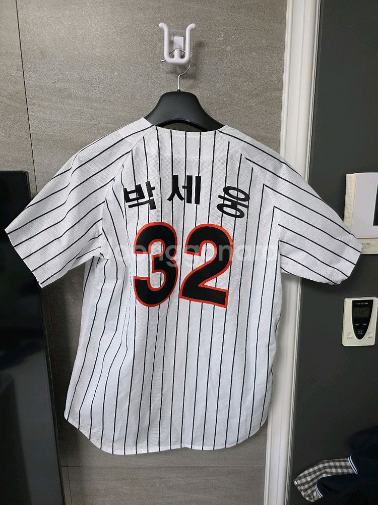 롯데자이언츠 홈 스트라이프 박세웅 유니폼 100-105--1