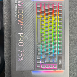 레이저 블랙위도우 v4 75% pro