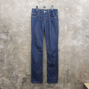 폴로진 가죽 디테일 스트레이트 청바지 67