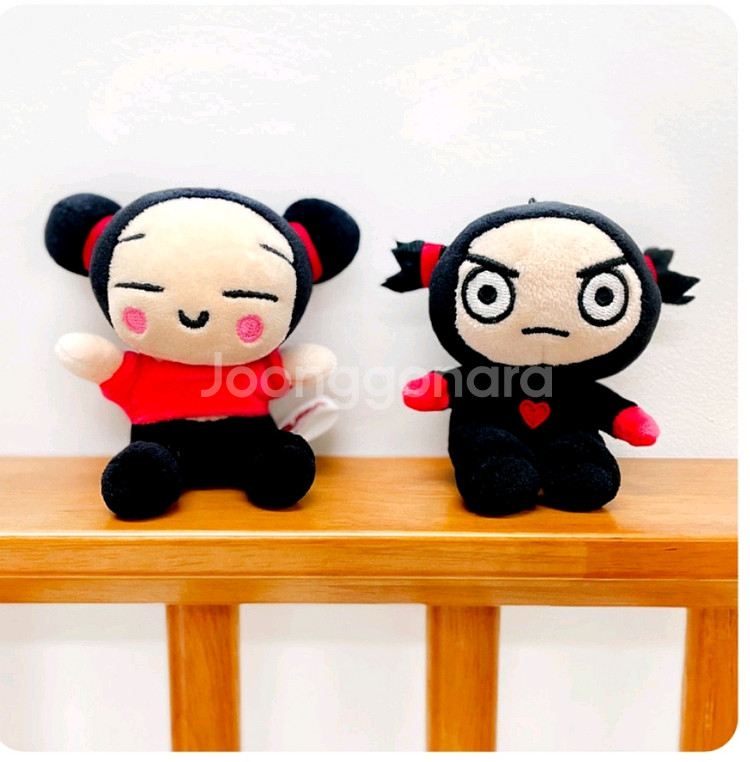 뿌까 가루 인형 키링 키홀더 가방고리 4종 9cm--1