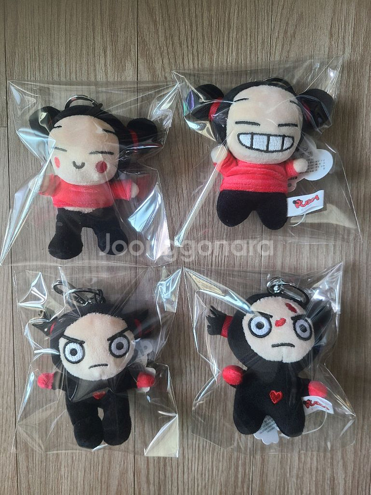 뿌까 가루 인형 키링 키홀더 가방고리 4종 9cm--4