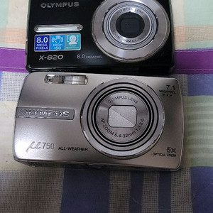 올림푸스 디카 fe-190. X820 뮤750 3대