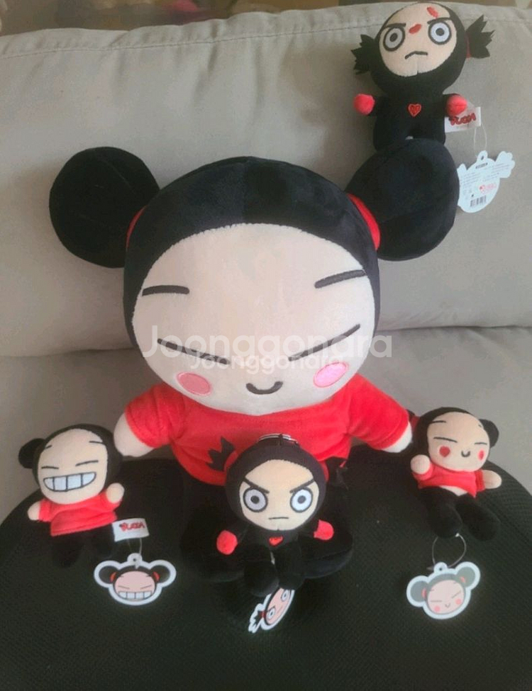 뿌까 가루 인형 키링 키홀더 가방고리 4종 9cm--6