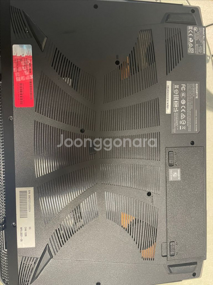기가바이트 G5 게이밍 노트북 RTX3060 판매합니다--9