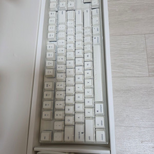 바밀로 맥 Mac 밀키 화이트 VA87 기계식 키보드
