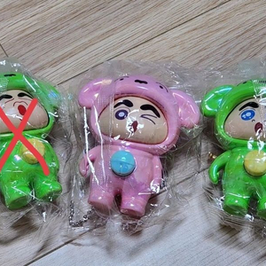 새상품)짱구 페이스체인지 흰둥이버전 짱구키링