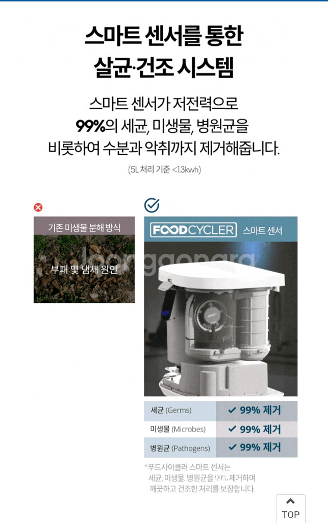 푸드사이클러 에코5 음식물처리기--6