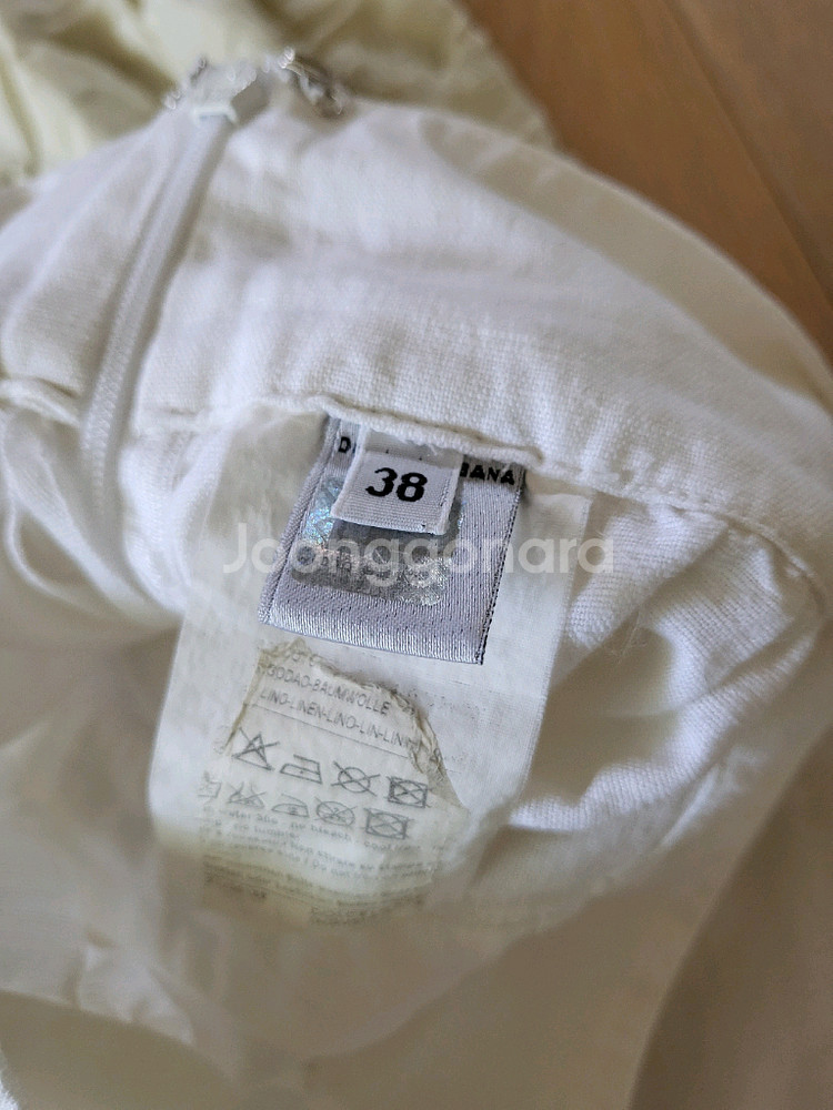 돌체앤가바나 D&G 화이트 플라워 스커트 38 44-마--2