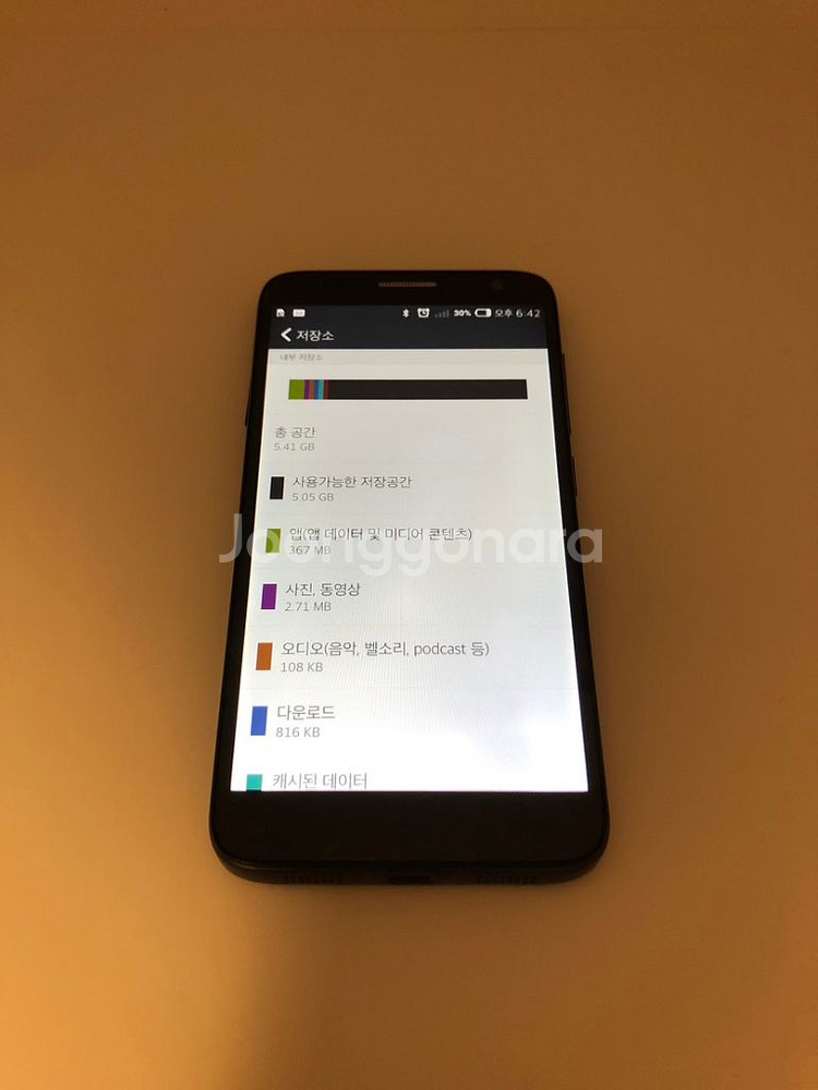 알카텔 아이돌착(AM-H100) 블랙 기기 판매--6