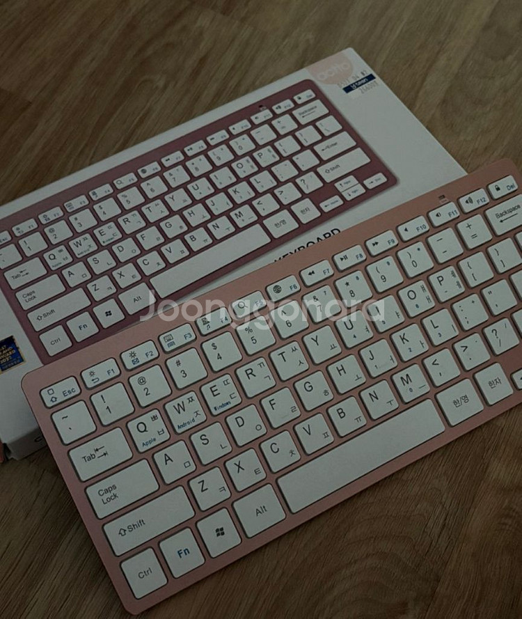 Actto BTK-02 핑크색 블루투스 무선 키보드--0