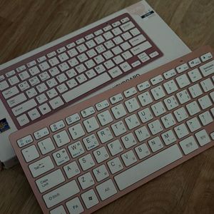 Actto BTK-02 핑크색 블루투스 무선 키보드