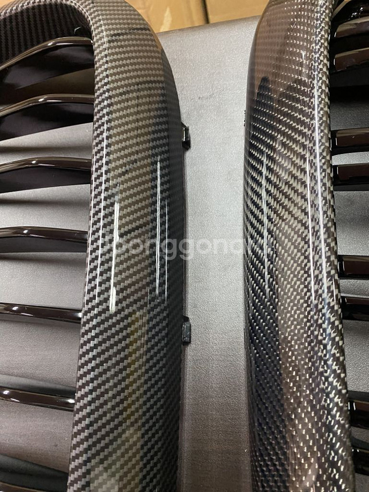 BMW 5시리즈 G30 M5 F90 블랙카본 키드니그릴--2