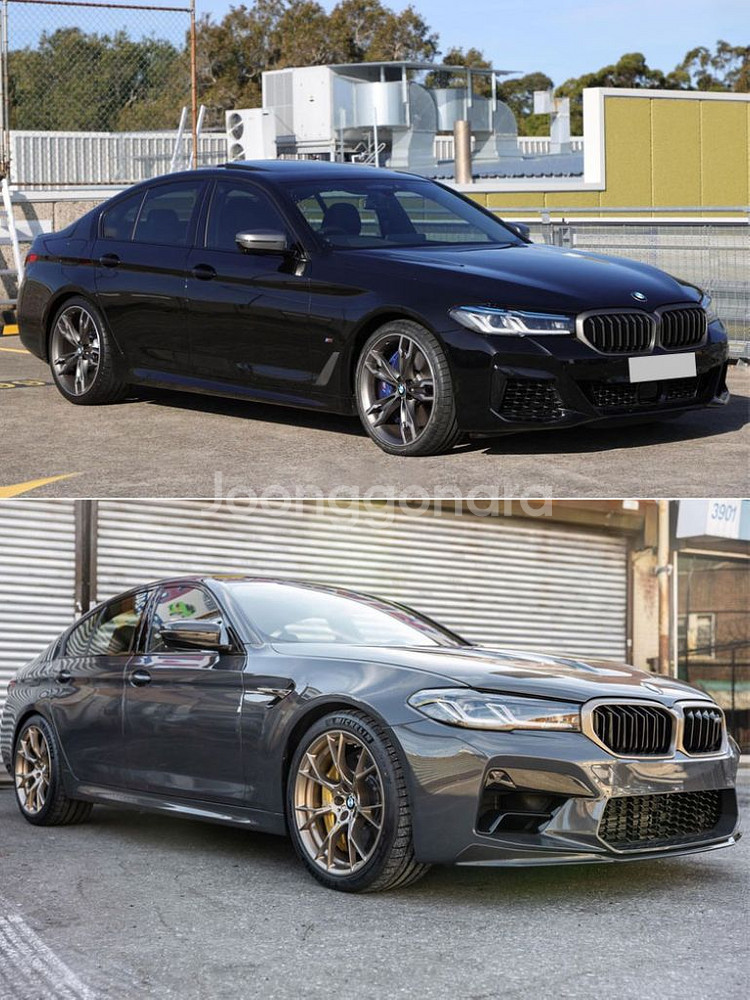 BMW 5시리즈 G30 F90 M5 LCI 블랙카본그릴--9