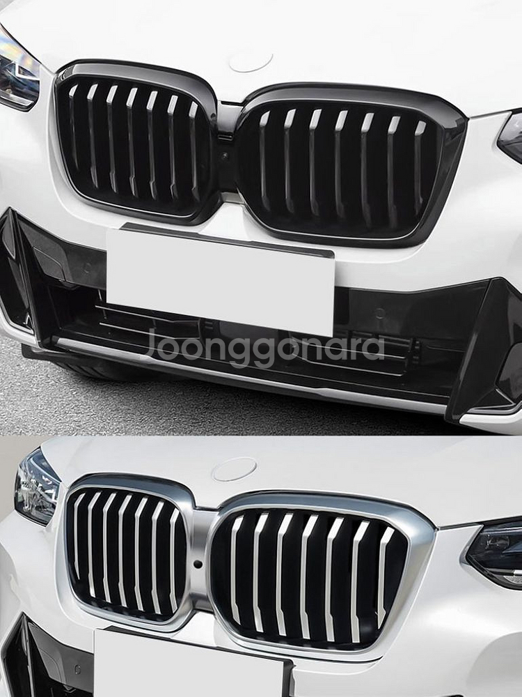 BMW IX3 G08 블랙 키드니 그릴 X3M F97--3