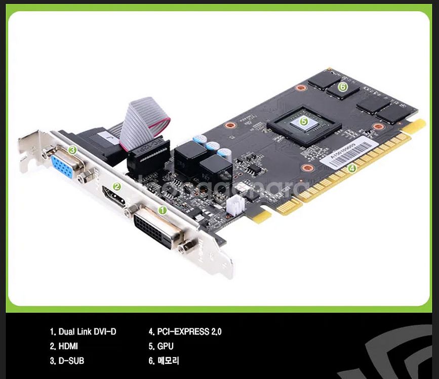 GT730 D3 1GB 이엠텍XENON그래픽카드(택포)--8