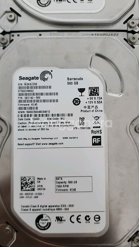 씨게이트 도시바 500gb 삼성 320gb 5개 hdd--4