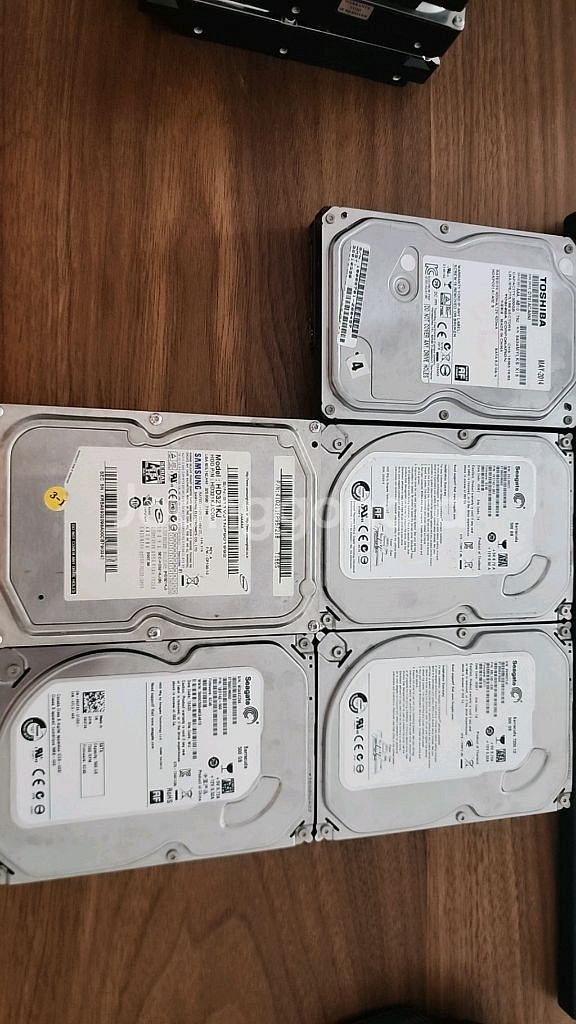 씨게이트 도시바 500gb 삼성 320gb 5개 hdd--0