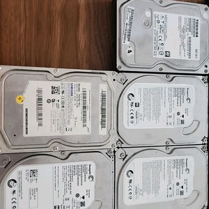 씨게이트 도시바 500gb 삼성 320gb 5개 hdd