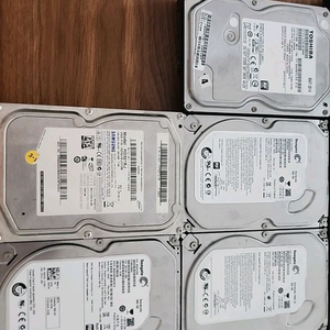 씨게이트 도시바 500gb 삼성 320gb 5개 hdd