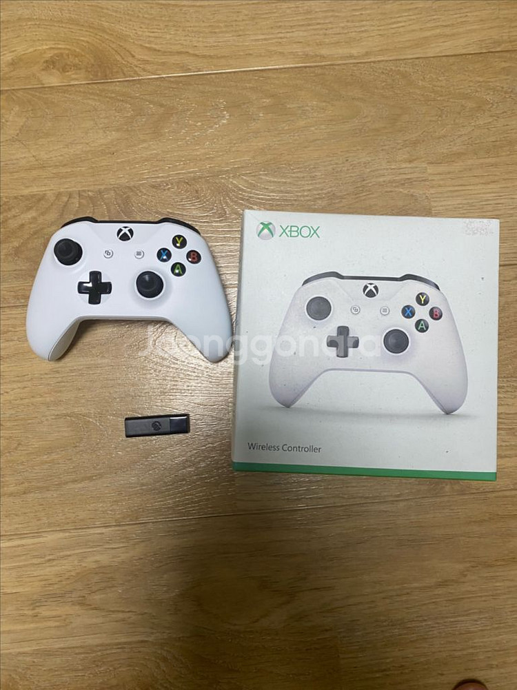 Xbox 무선 컨트롤러 화이트 + 수신기--0