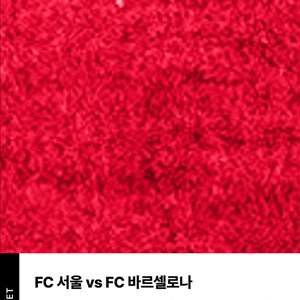 바르셀로나 내한 티켓 2등석B 2매