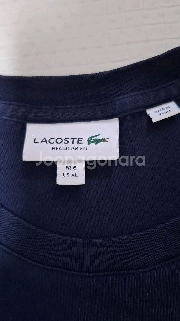 라코스테 반팔티 FR6/XL 레귤러핏--6