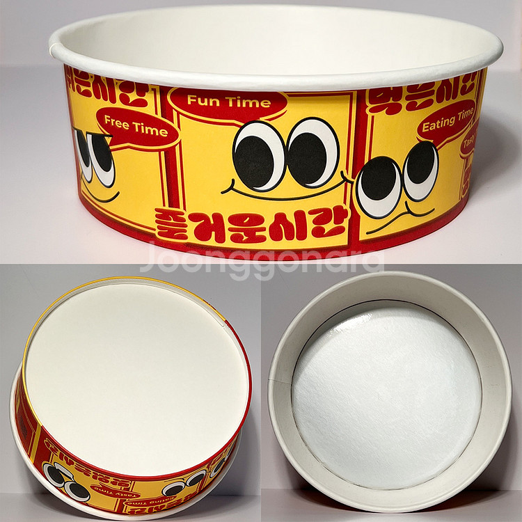 푸디앤코 라면조리기 용기 한강라면용기 일회용 라면용기--0