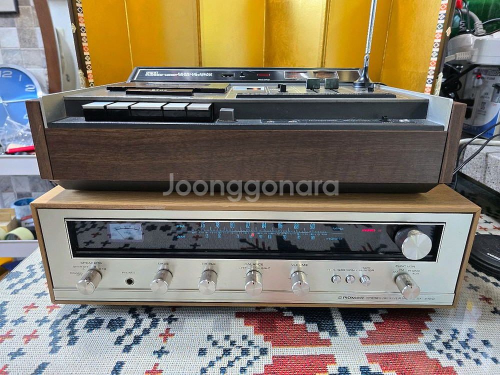 빈티지 파이오니아 SX-300D 스테레오 리시버앰프--1