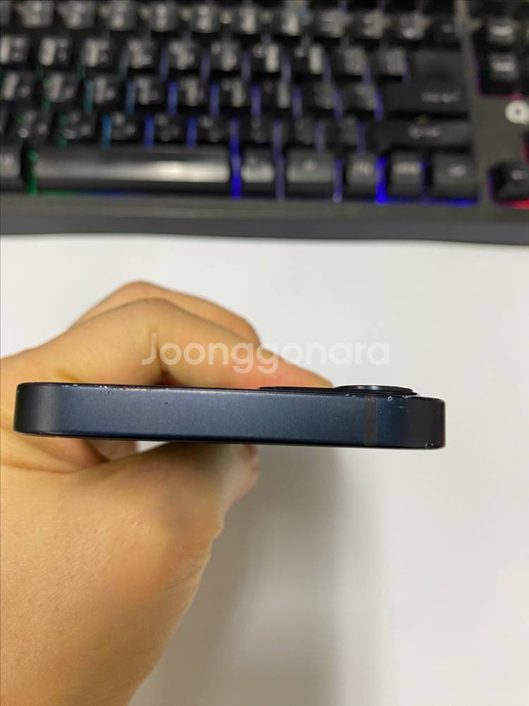 아이폰12미니 블랙 액정SS급 128GB 배터리100%--3