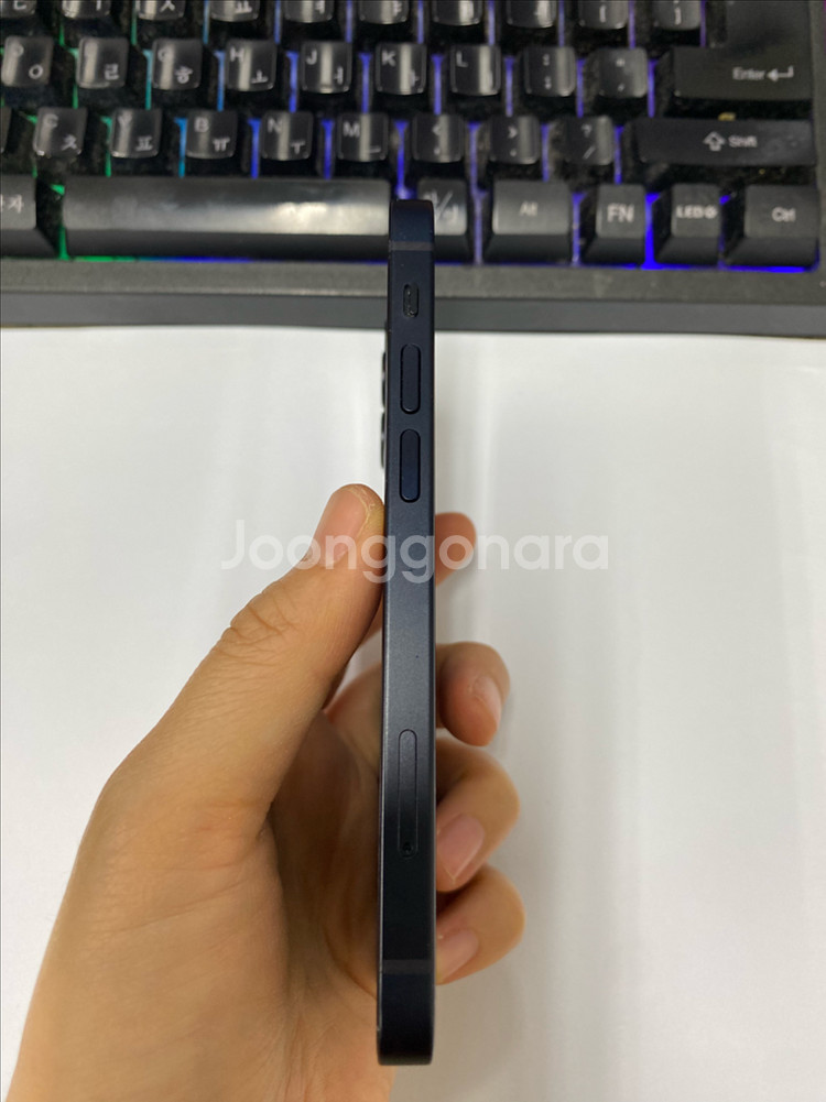 아이폰12미니 블랙 액정SS급 128GB 배터리100%--4