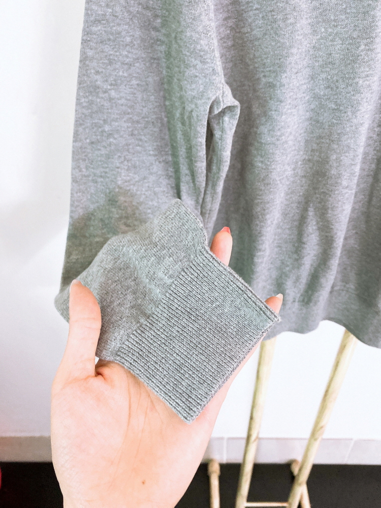 (여성100)타미힐피거코튼100%V넥긴팔니트--1