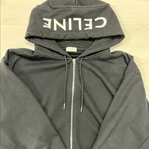 셀린느 백로고 후드집업 L