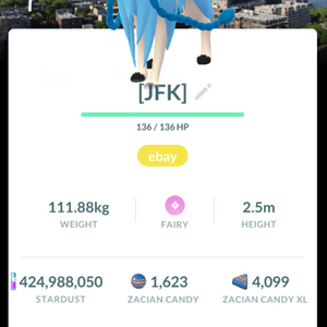 포켓몬고 자마젠타 자시안 이로치 뉴저지 배경