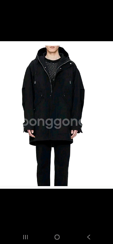 우영미 코듀라 야상 자켓 44 사이즈--0