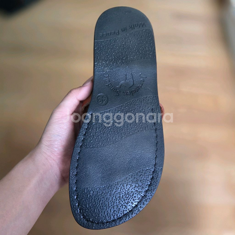 예루살렘 여름 가죽 샌들 슬리퍼 43(280mm)--1
