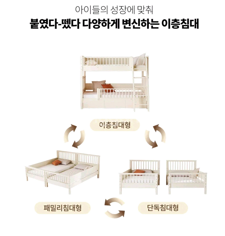 우드몽드 원목 2층침대--2