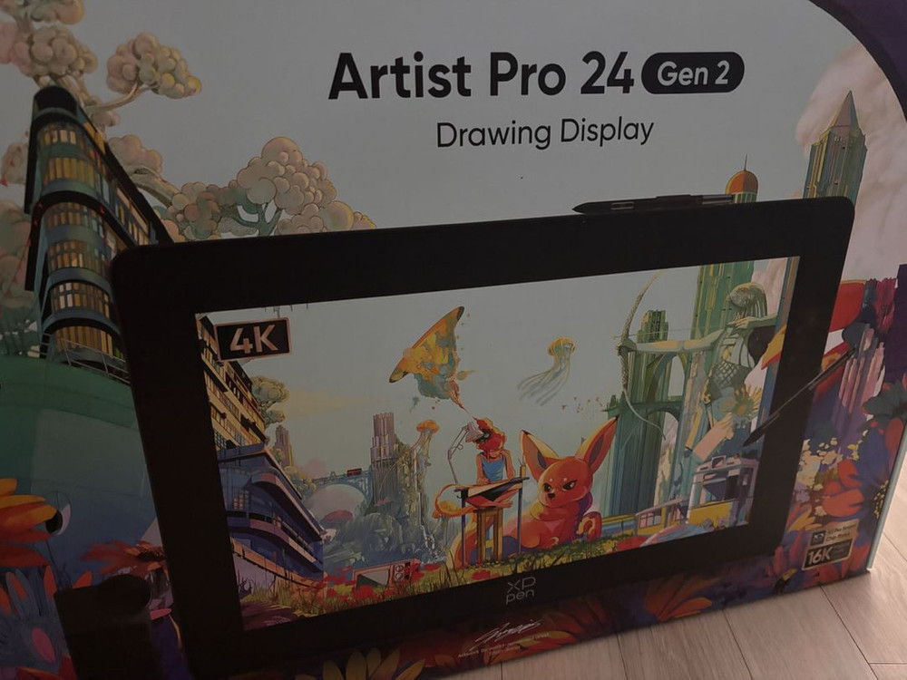 xppen 아티스트 프로 24 4k 2세대 이미지