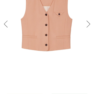 넘버프로젝트 455번 테일러드 버튼다운베스트 핑크55