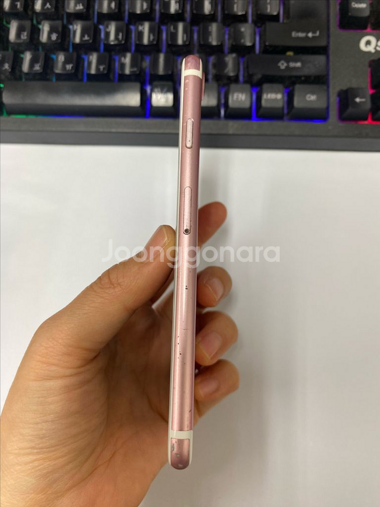 아이폰7 로즈골드 액정SS급 32GB 배터리100%--5