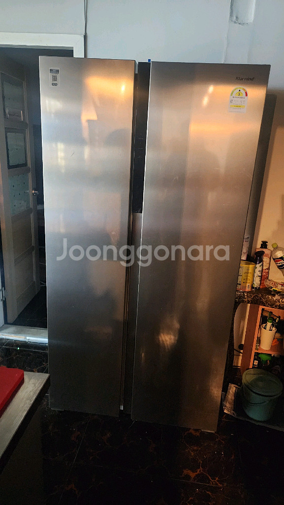 캐리어 클라윈드 양문형 냉장고 판매합니다.(535L)--2