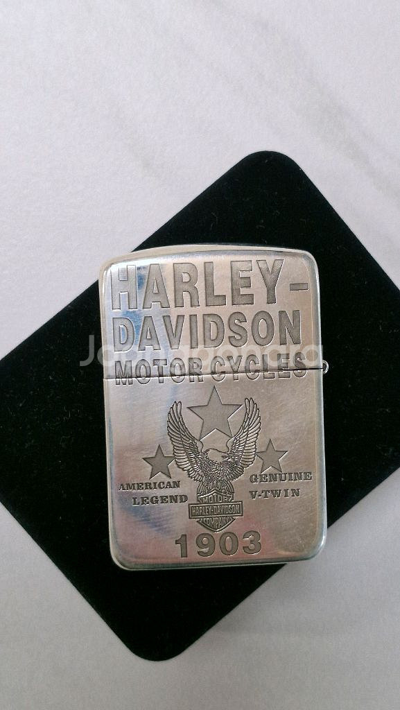 zippo 할리데이비슨 순은지포라이터 한정판--8