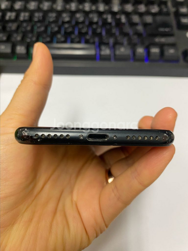 아이폰7 매트블랙 액정SS급 128GB 배터리100%--5