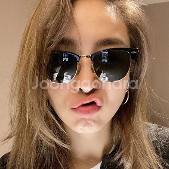 하금테 선글라스 류승범 지디 김나영 레이밴 클럽마스터--3