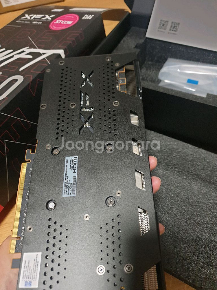 xfx 7700xt (25년 3월 구매품)--3
