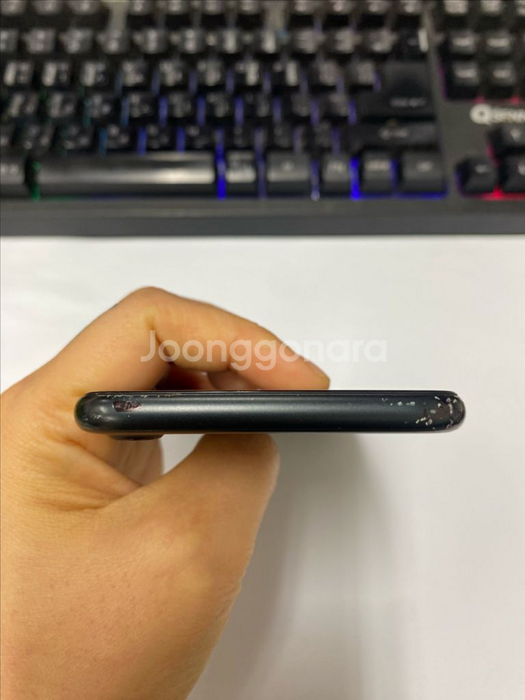 아이폰7 매트블랙 액정SS급 128GB 배터리100%--3