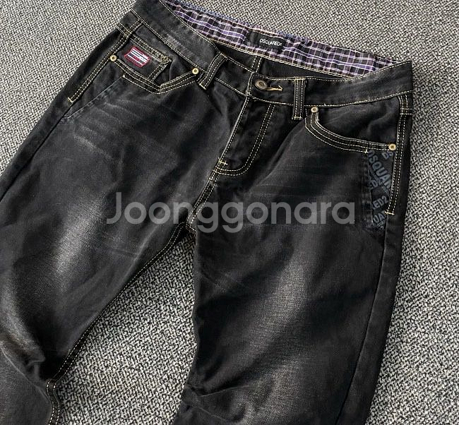 디스퀘어드2 흑청바지 데님청바지 데님팬츠 32인치--1