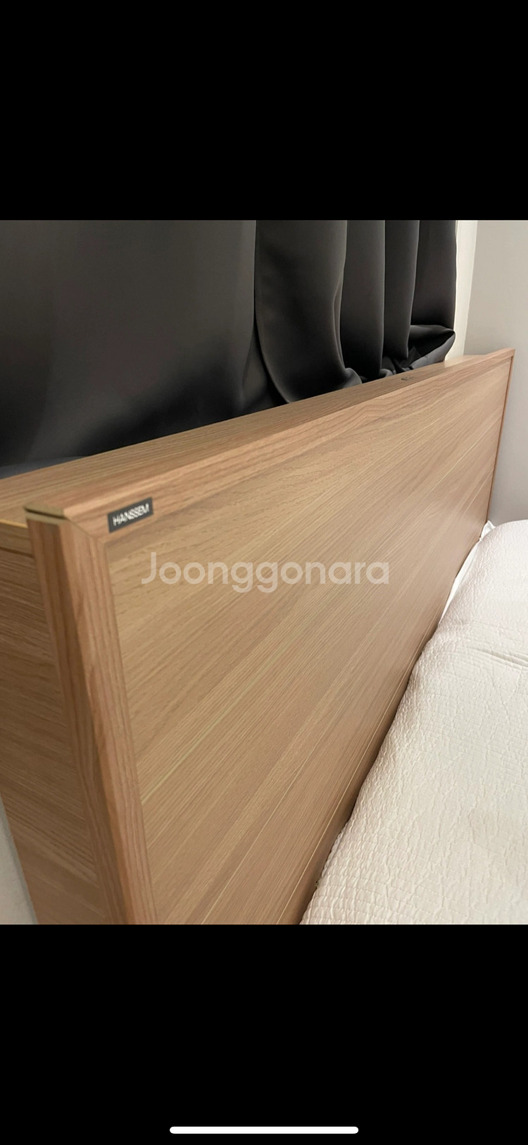한샘 퀸 침대프레임--2