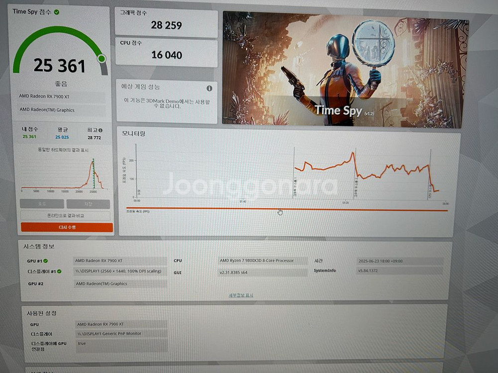 기가바이트 7900xt 최저가 주말만 판매--5