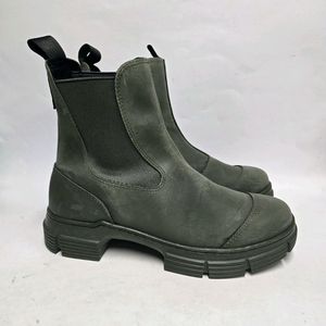 가니 청키 첼시 부츠 카키 39